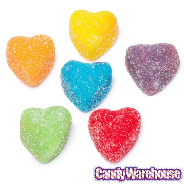 Trolli Sour Brite Hearts Gummy Candy: 10-Ounce Bag - Candy Warehouse