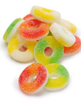 Trolli Tropic O's Assorted Gummy Rings Candy: 3LB Box