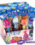 Trolls PEZ Candy Packs: 12-Piece Display - Candy Warehouse