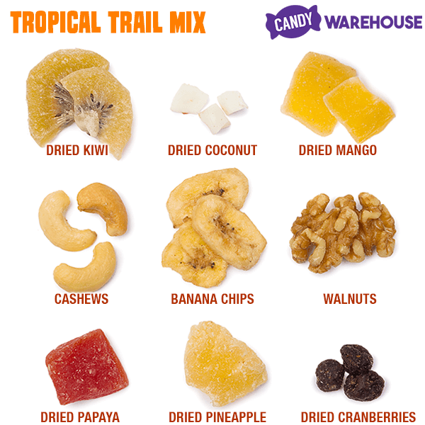 Tropical Fruit and Nut Mix: 48-Ounce Bag - Candy Warehouse