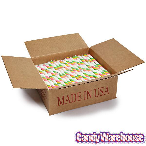 Tropical Fruit Hard Candy Sticks: 100-Piece Box - Candy Warehouse