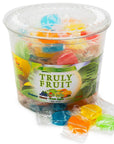 Truly Fruit Soft Jell Candy Discs: 100-Piece Tub