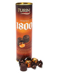 Turin 1800 Tequila Liquor Filled Chocolates Tubes: 12-Piece Case