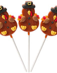 Turkey Lollipops: 24-Piece Box - Candy Warehouse