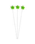 Twinkle Candy Star Lollipops - Green: 120-Piece Bag