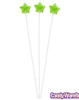 Twinkle Candy Star Lollipops - Green: 120-Piece Bag