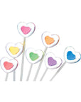 Twinkle Candy Two-Tone Hearts Lollipops: 120-Piece Bag - Candy Warehouse