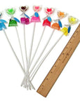 Twinkle Candy Two-Tone Hearts Lollipops: 120-Piece Bag - Candy Warehouse