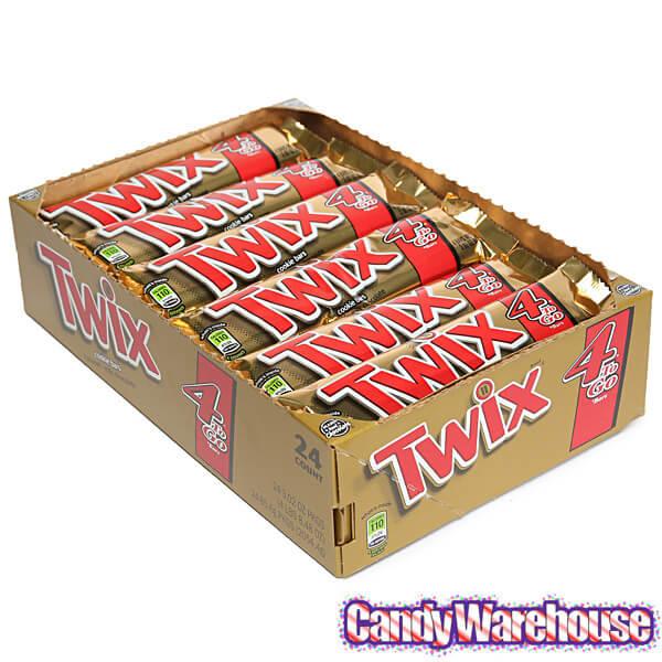 Twix King Size Candy Bars: 24-Piece Box - Candy Warehouse