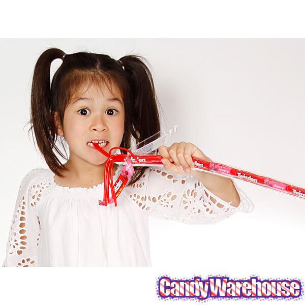 Twizzlers 2-Foot Cherry Pull-n-Peel Licorice Twists: 20-Piece Box - Candy Warehouse