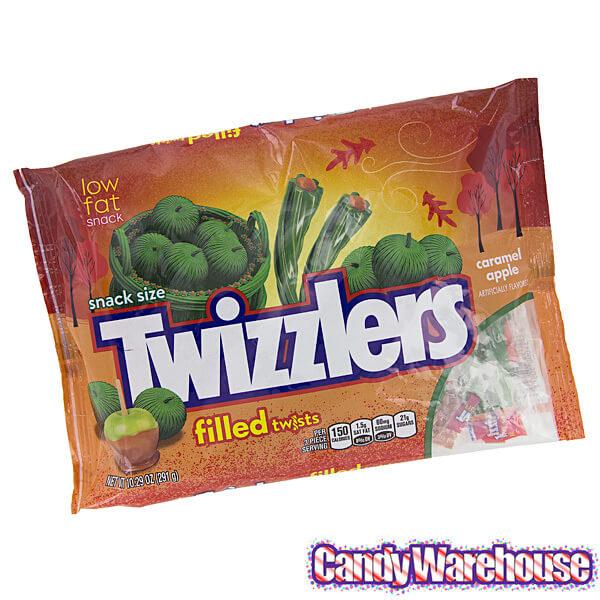 Twizzlers Caramel Apple Filled Licorice Twists: 20-Piece Bag - Candy Warehouse