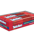 Twizzlers Extra Long Strawberry Licorice Twists: 40-Piece Bag - Candy Warehouse