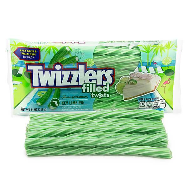 Twizzlers Key Lime Pie Filled Licorice Twists: 11-Ounce Bag - Candy Warehouse