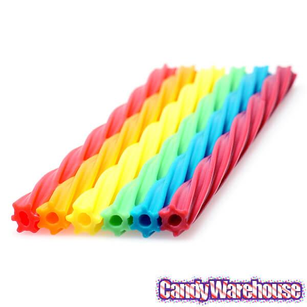 Twizzlers Rainbow Licorice Twists Packs: 18-Piece Box - Candy Warehouse