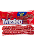 Twizzlers Strawberry Licorice Twists King Size Packs: 15-Piece Box - Candy Warehouse