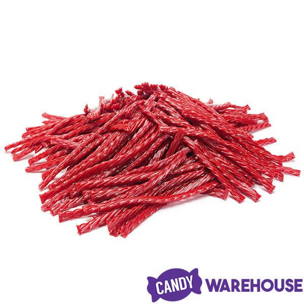 Twizzlers Strawberry Licorice Twists - Unwrapped: 5LB Tub - Candy Warehouse