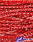 Twizzlers Strawberry Licorice Twists - Unwrapped: 5LB Tub