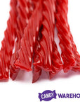 Twizzlers Strawberry Licorice Twists - Unwrapped: 5LB Tub