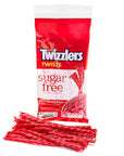 Twizzlers Sugar Free Strawberry Licorice Twists: 3.75LB Case - Candy Warehouse