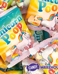 Unicorn Poop Candy Marshmallow Packs: 55-Piece Bag - Candy Warehouse