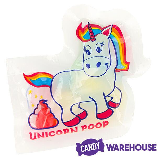 Unicorn Poop Jelly Bean Candy Packs: 24-Piece Bag - Candy Warehouse