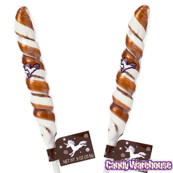 Unicorn Pops 0.9-Ounce Twist Suckers - Brown: 24-Piece Display - Candy Warehouse