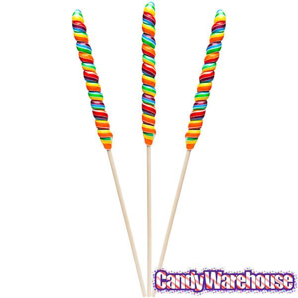 Unicorn Pops 2.5-Ounce Twist Suckers - Rainbow: 36-Piece Case - Candy Warehouse