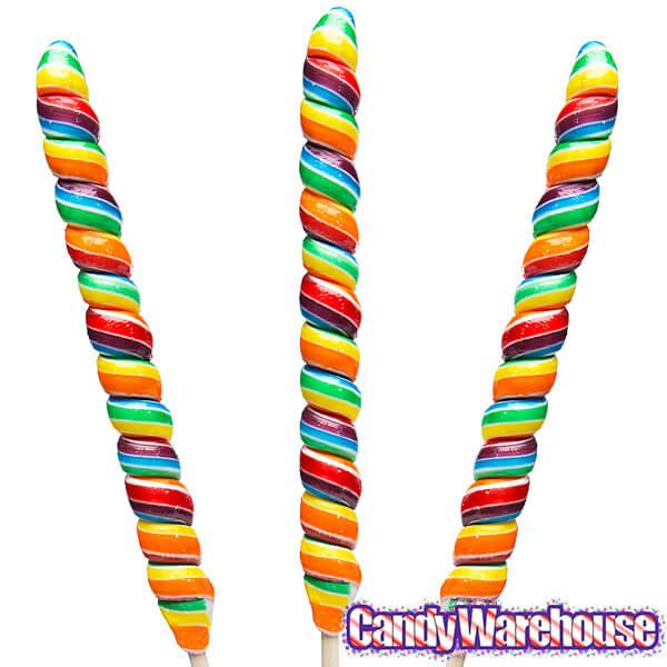 Unicorn Pops 2.5-Ounce Twist Suckers - Rainbow: 36-Piece Case - Candy Warehouse