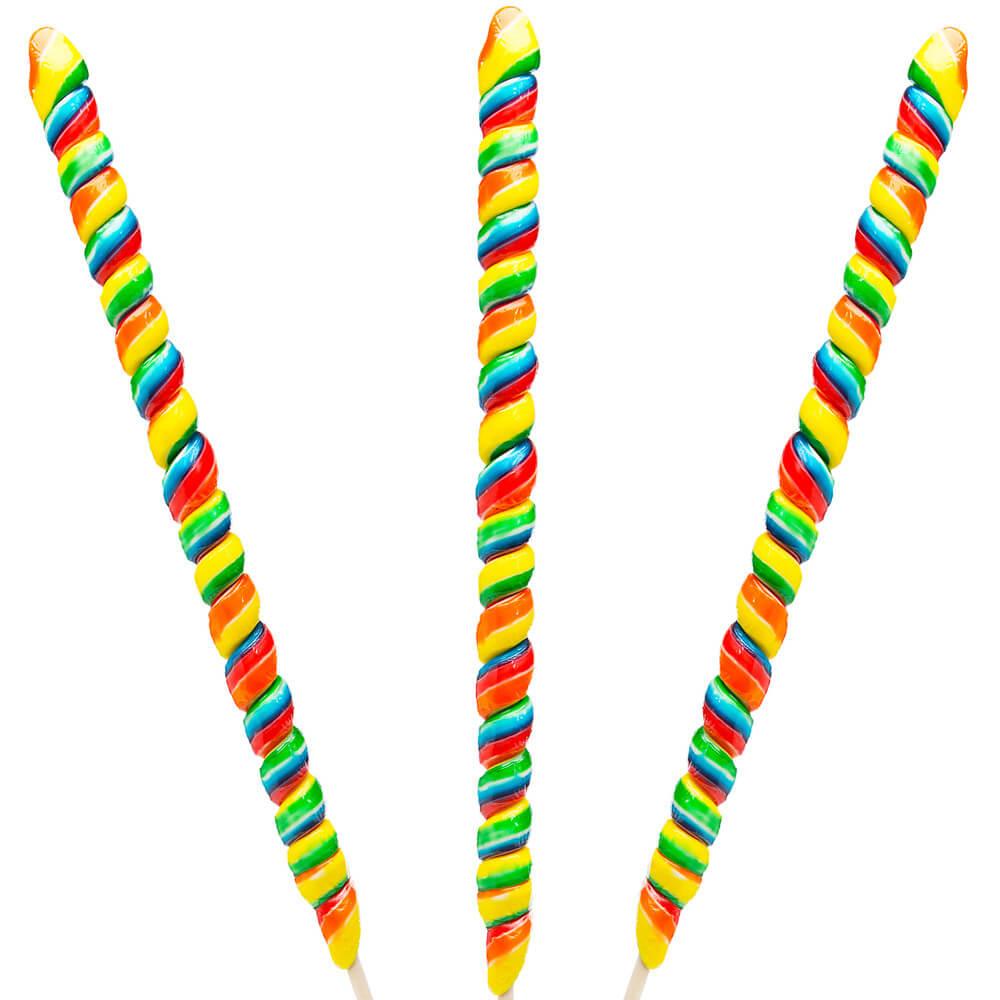 Unicorn Pops 4.5-Ounce Twist Suckers - Rainbow: 36-Piece Case - Candy Warehouse