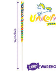 Unicorn Pops 4.5-Ounce Twist Suckers - Rainbow: 36-Piece Case - Candy Warehouse