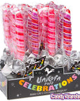 Unicorn Pops Celebrations 1.2-Ounce Twist Suckers - Valentine: 18-Piece Display