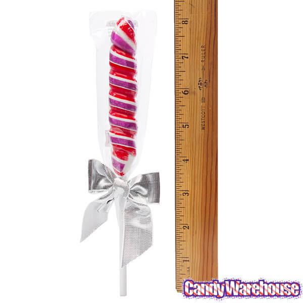 Unicorn Pops Celebrations 1.2-Ounce Twist Suckers - Valentine: 18-Piece Display - Candy Warehouse