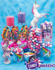 Unicorn Wrapped Buttermint Creams: 300-Piece Case - Candy Warehouse