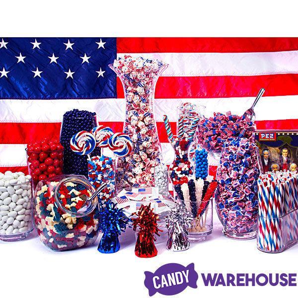 USA Flag Tootsie Roll Midgees: 40-Piece Bag - Candy Warehouse