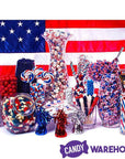 USA Flag Tootsie Roll Midgees: 40-Piece Bag - Candy Warehouse