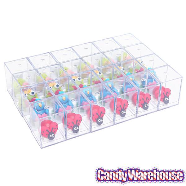 Valentine Bubblegum Buddies Candy Packs: 24-Piece Box - Candy Warehouse