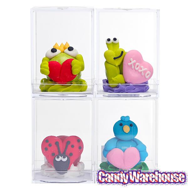 Valentine Bubblegum Buddies Candy Packs: 24-Piece Box - Candy Warehouse