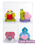 Valentine Bubblegum Buddies Candy Packs: 24-Piece Box