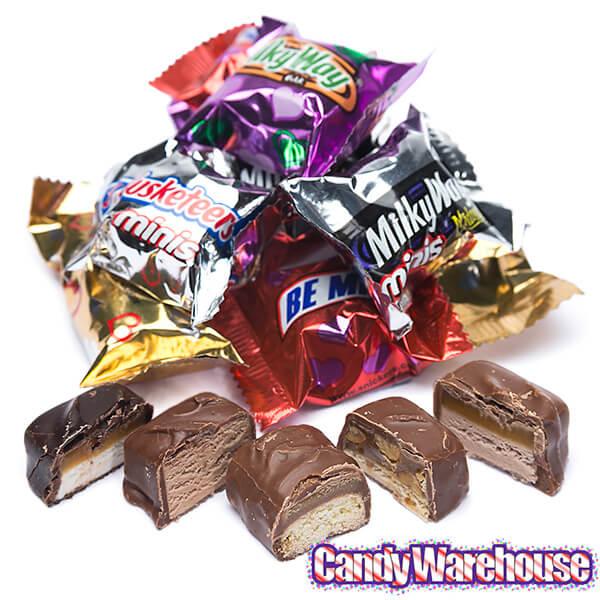 Valentine Chocolate Minis Mix: 70-Piece Bag - Candy Warehouse