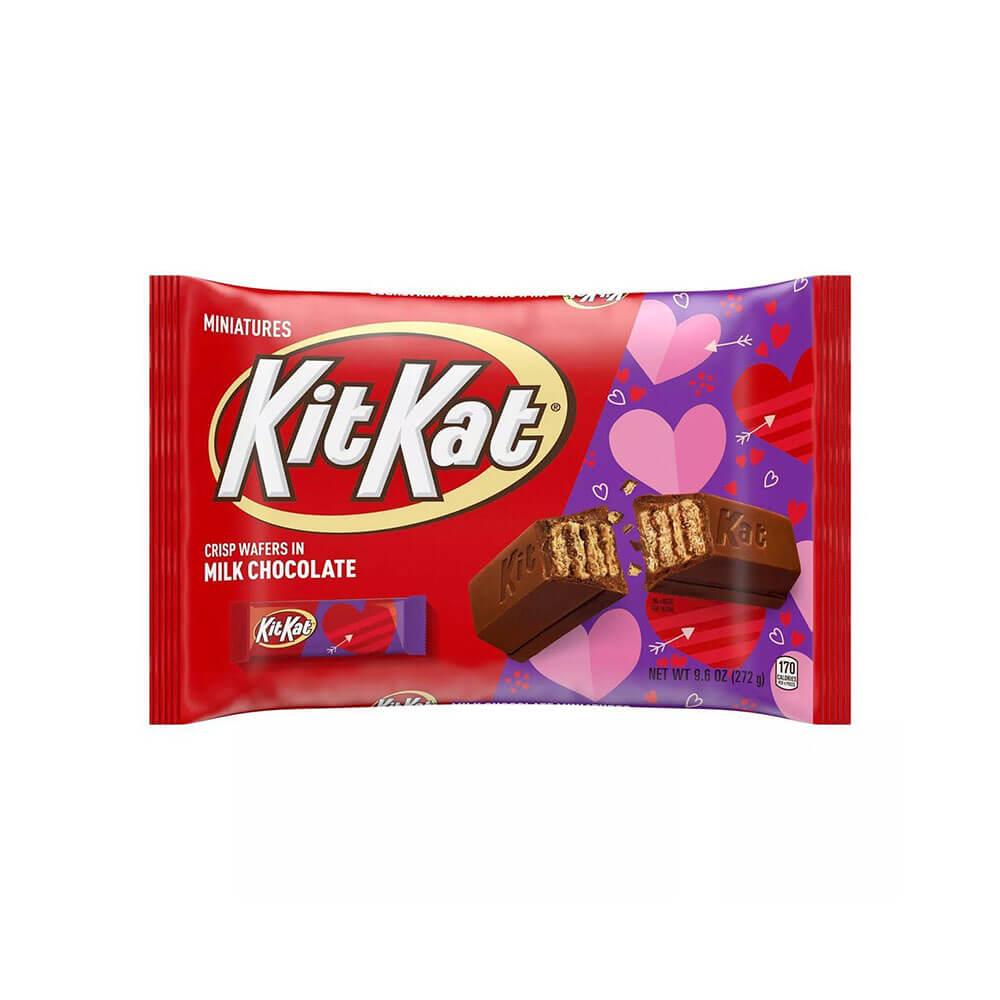 Valentine Kit Kat Minis Candy: 9.6-Ounce Bag - Candy Warehouse