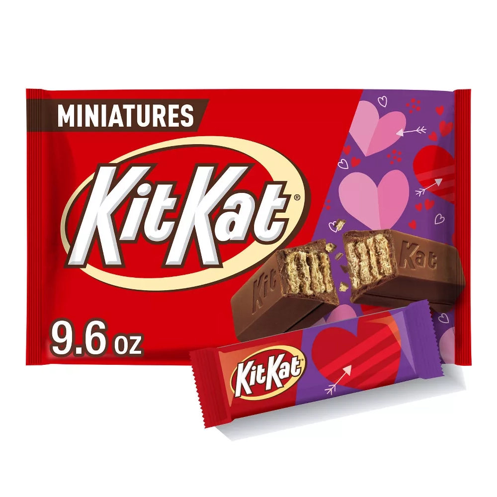 Valentine Kit Kat Minis Candy: 9.6-Ounce Bag