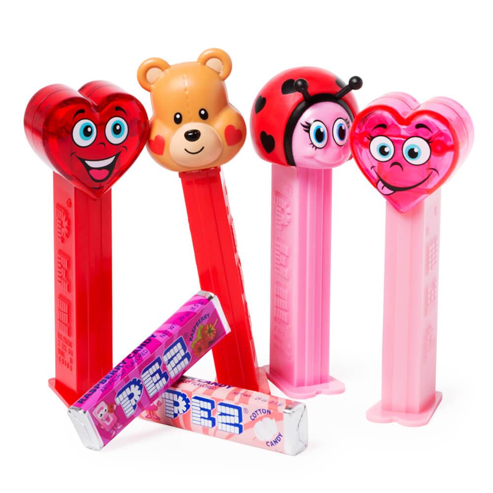 Valentine PEZ Candy Packs: 12-Piece Display - Candy Warehouse