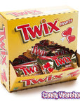 Valentine Twix Caramel Hearts: 24-Piece Box - Candy Warehouse