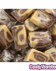 Vanilla & Chocolate Caramel Swirl Cubes: 2KG Bag - Candy Warehouse