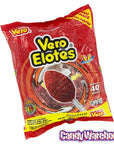 Vero Elotes Chili Lollipops: 40-Piece Bag