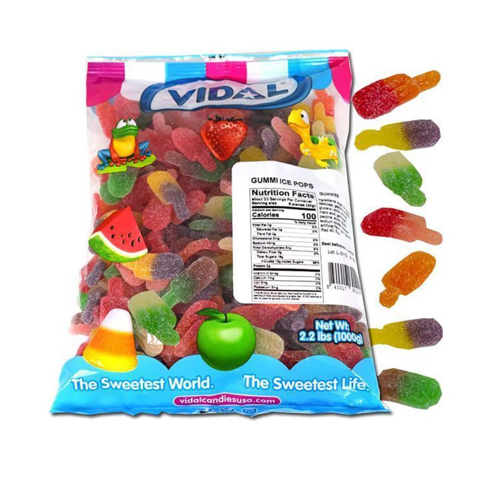 Vidal Gummy Ice Pops: 1KG Bag - Candy Warehouse