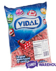 Vidal Mini Licorice Candy Canes: 2KG Bag - Candy Warehouse