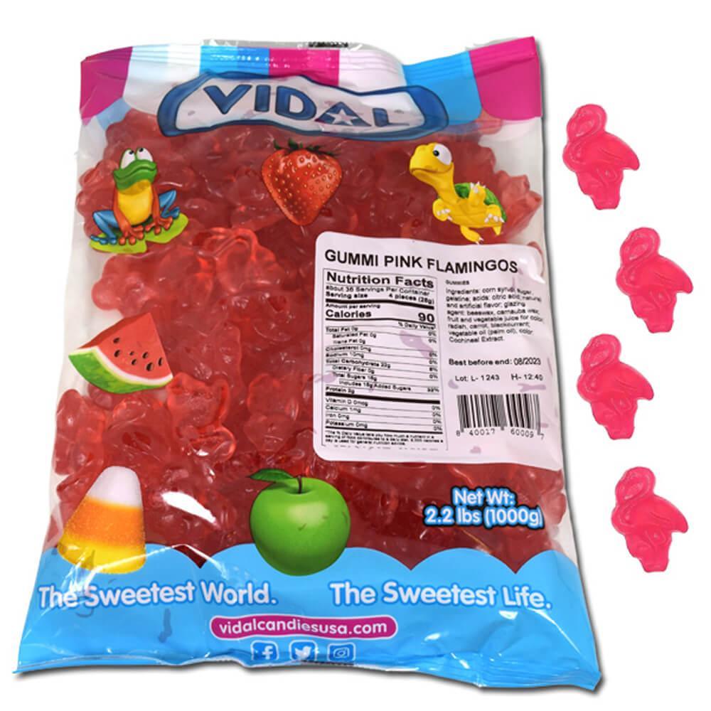 Vidal Pink Flamingos: 1KG Bag - Candy Warehouse