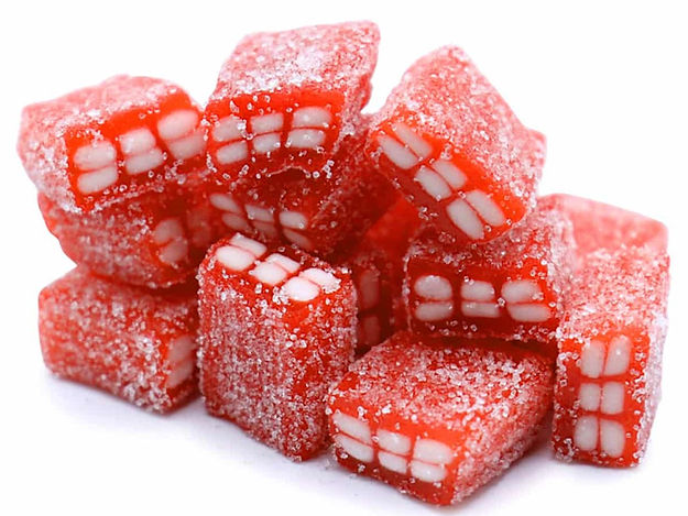 Sour Red Strawberry Licorice Gummies: 4.40-Pack-Candy Warehouse