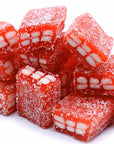 Sour Red Strawberry Licorice Gummies: 4.40-Pack-Candy Warehouse